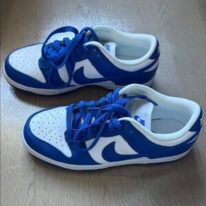 Nike Royal Blue and White Athletic Shoes